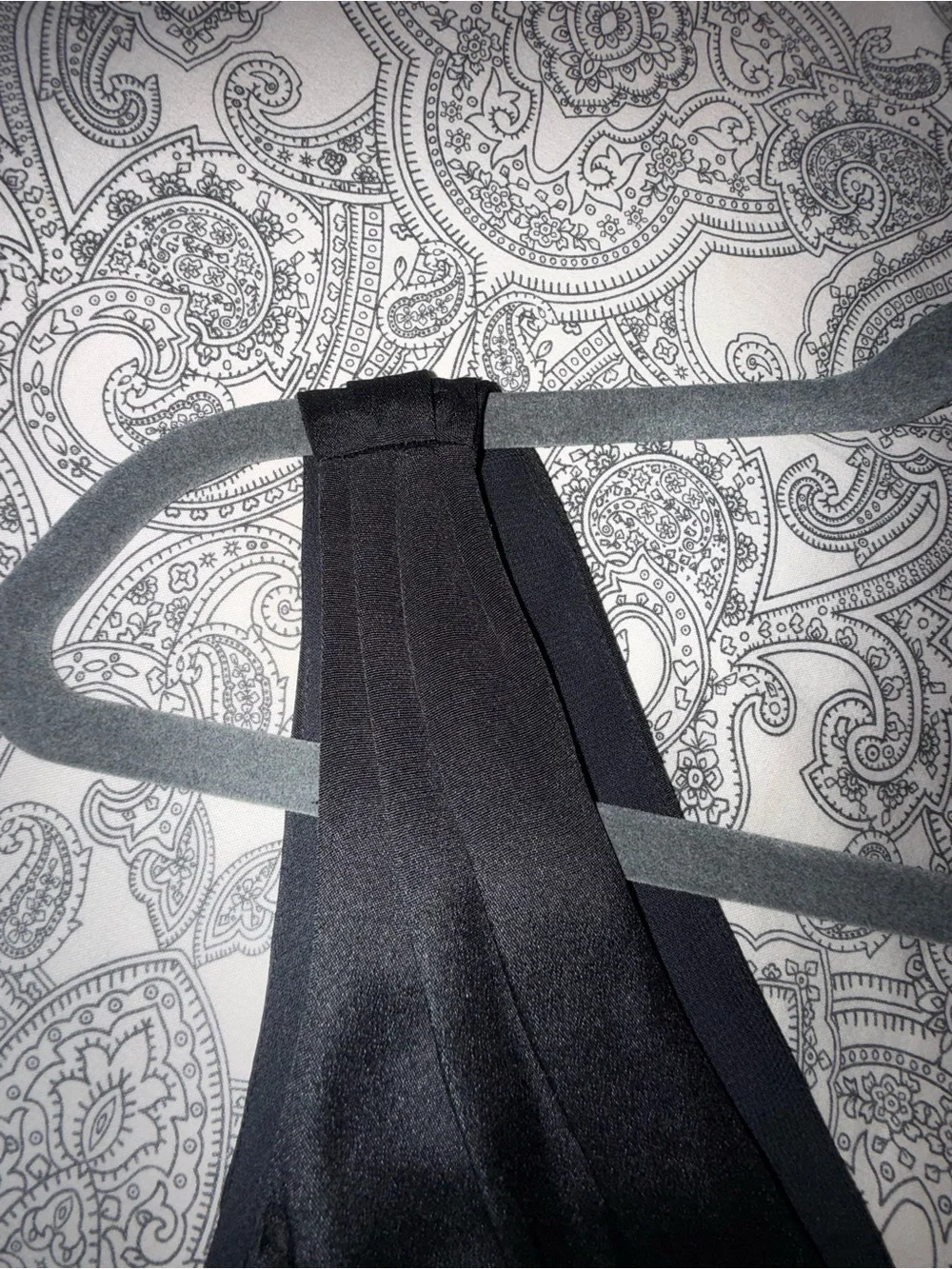 J. Crew Black V-Neck Midi Dress
